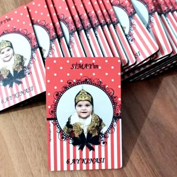 6 Ay Kınası Parti Ürünleri