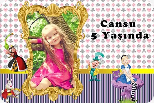 Alice Temalı Doğum Günü Konsepti