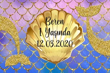 Altın Deniz Kabuğu Temalı Parti Konsept