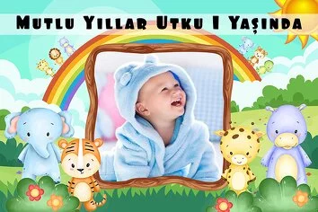 Animal Safari Temalı Parti Konsept