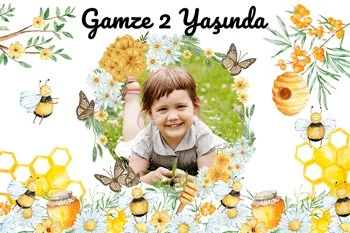 Arı Dünyası Temalı Doğum Günü Konsepti