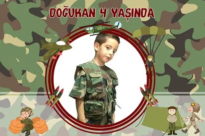 Asker Temalı Parti Konsept