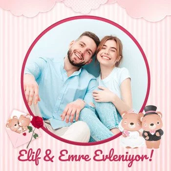 Ayıcık Gelin ile Damat Temalı Konsept