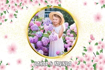 Bahar Temalı Doğum Günü Parti Konsept