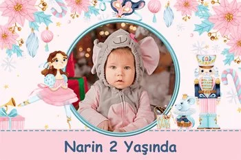 Balerin ile Fındıkkıran Asker Temalı Doğum Günü Konsepti