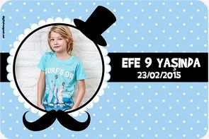 Bıyık Temalı Doğum Günü Konsepti