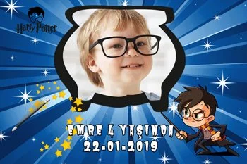 Büyücü Çocuk Temalı Doğum Günü Konsept