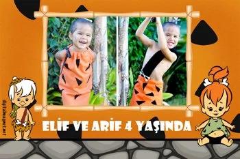 Çakıl Taş Devri Temalı Doğum Günü Konsepti