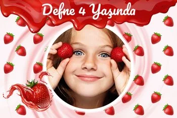 Çilek Temalı Parti Konsept