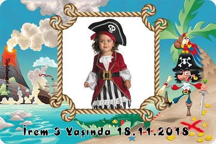 Denizci Korsan Temalı Doğum Günü Konsepti