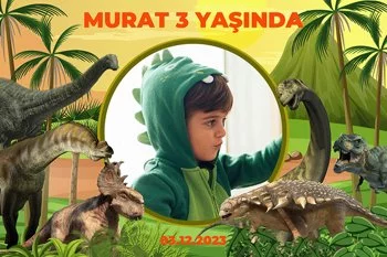 Dinozor Dünyası Temalı Parti Konsept
