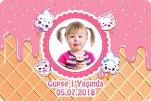 Dondurma Temalı Doğum Günü Konsepti