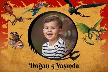 Ejderhanı Nasıl Eğitirsin Antik Fon Temalı Parti Konsept