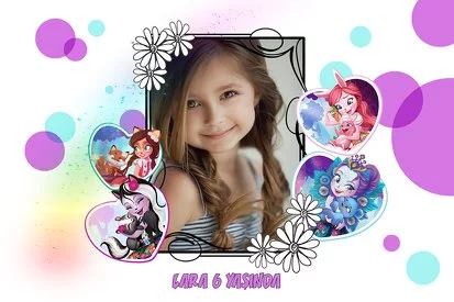 Enchantimals Temalı Doğum Günü Parti Konsept