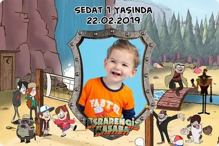 Esrarengiz Kasaba Temalı Doğum Günü Konsept