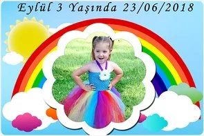 Gökkuşağı 2 Temalı Doğum Günü Konsepti