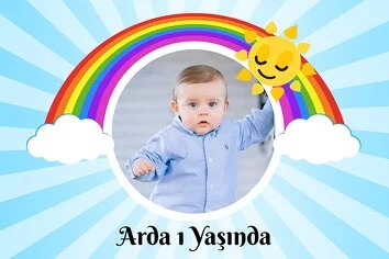 Gökkuşağı ve Güneş Temalı Parti Konsept