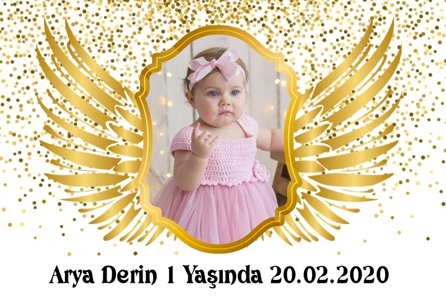 Gold ve Melek Kanadı Temalı Parti Konsepti