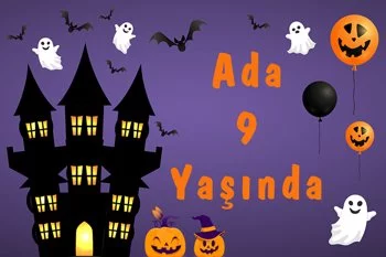 Halloween ile Hayaletler Temalı Parti Konsept