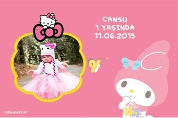  Hello Kitty Temalı Doğum Günü Konsept