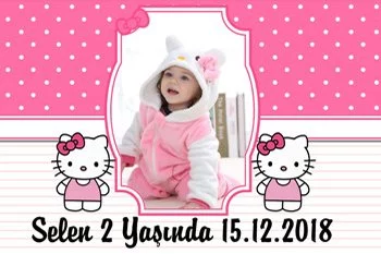 Hello Kitty Temalı Doğum Günü Konsept