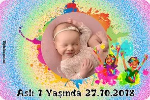 Holi Temalı Doğum Günü Konsepti