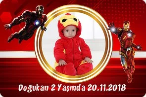 Iron Man Temalı Doğum Günü Konsepti