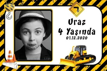 İş Makineleri Temalı Parti Konsept