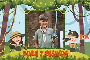 İzci Çocuklar Temalı Parti Konsept