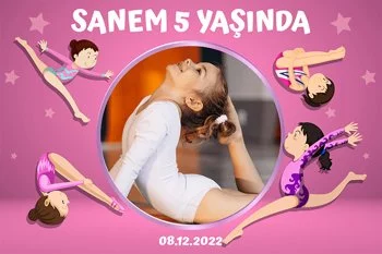 Jimnastik Temalı Doğum Günü Konsepti