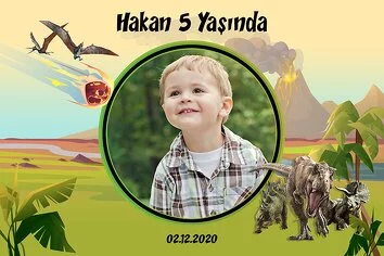 Jurassic World Dinozorlar Temalı Parti Konsept