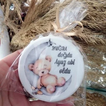 Kapak Şeklinde Hoşgeldin Bebek Magnet Açacak