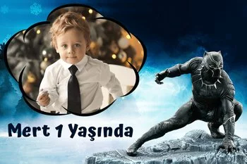 Kara Panter Temalı Doğum Günü Konsepti