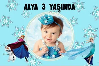 Karlar Ülkesi Temalı Doğum Günü Konsepti