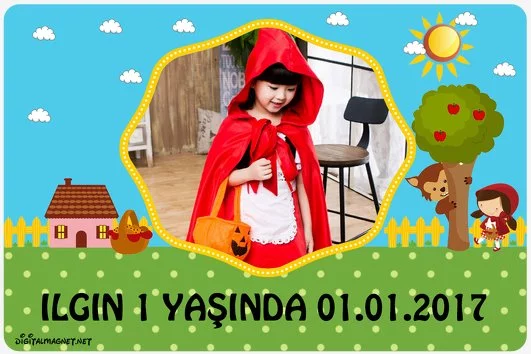 Kırmızı Başlıklı Kız Temalı Doğum Günü Konsepti