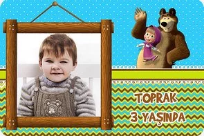 Koca Ayı İle Masha Temalı Doğum Günü Konsepti