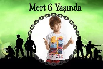 Komando Asker Temalı Parti Konsept