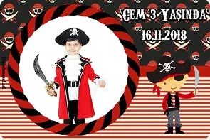 Korsan 2 Temalı Doğum Günü Konsepti