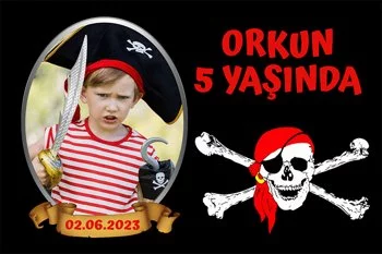 Korsan Kuru Kafa Temalı Parti Konsept