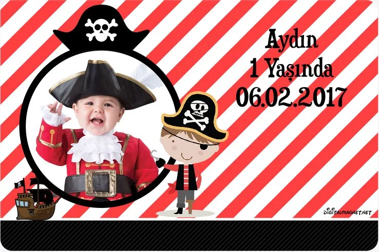 Korsan Temalı Doğum Günü Konsepti