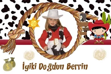 Kovboy Temalı Erkek Parti Konsept