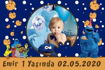 Kurabiye Canavarları ve Arkadaşları Temalı Doğum Günü Konsepti