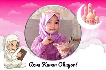 Kuranı Kerim Okuyorum Pembe Temalı Doğum Günü Parti Konsept