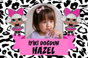 Lol Bebek Leopar Desenli Temalı Parti Konsept