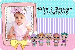 Lol Sürpriz Bebek Temalı Doğum Günü Konsepti