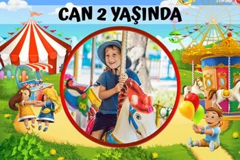 Lunapark Temalı Doğum Günü Konsepti