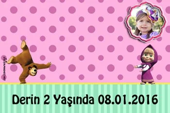 Maşa İle Koca Ayı Temalı Doğum Günü Konsepti