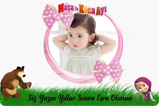 Maşa İle Koca Ayı Temalı Doğum Günü Parti Konsept