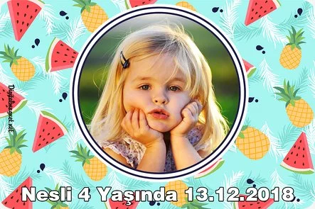 Meyve Temalı Doğum Günü Konsepti