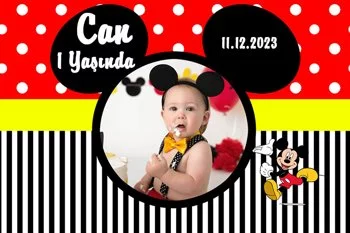 Mickey Mouse Temalı Parti Kosnept